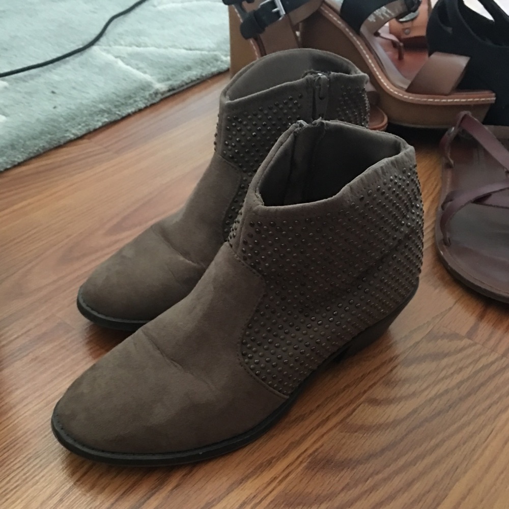 Booties with Beaded detail
